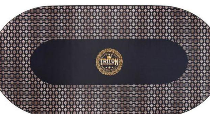 Triton 10 Player Foldable Poker Table
