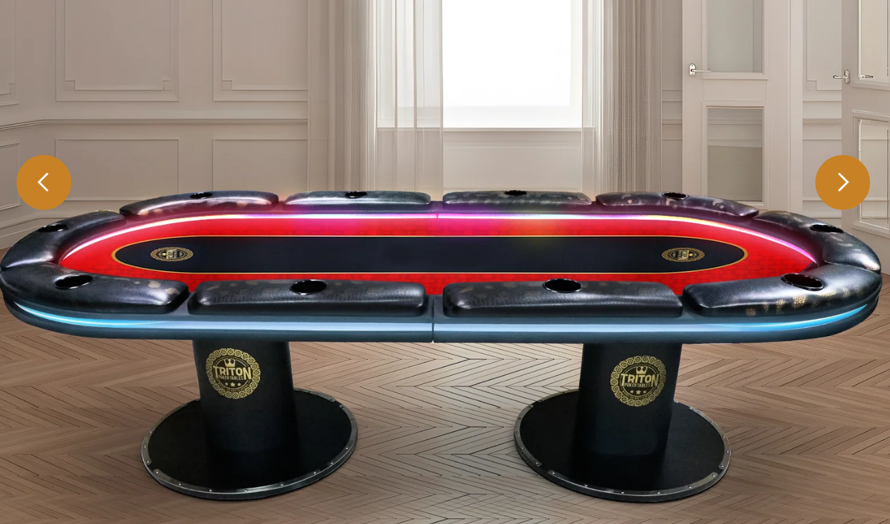 Triton 10 Player Signature Poker Table with LED