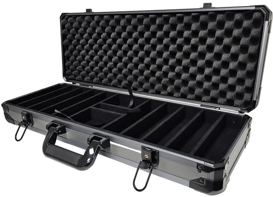 500 Piece Gunmetal Poker Chip Case