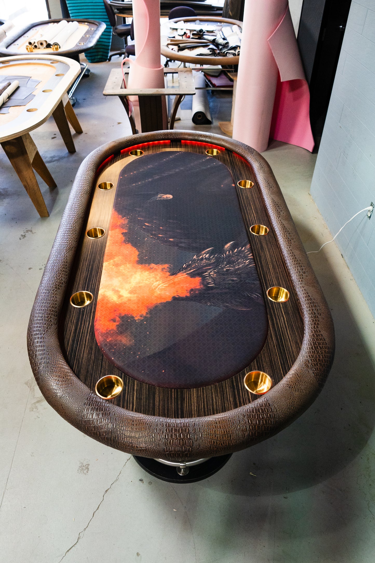 GOT No Tilt 10 Player Poker Table