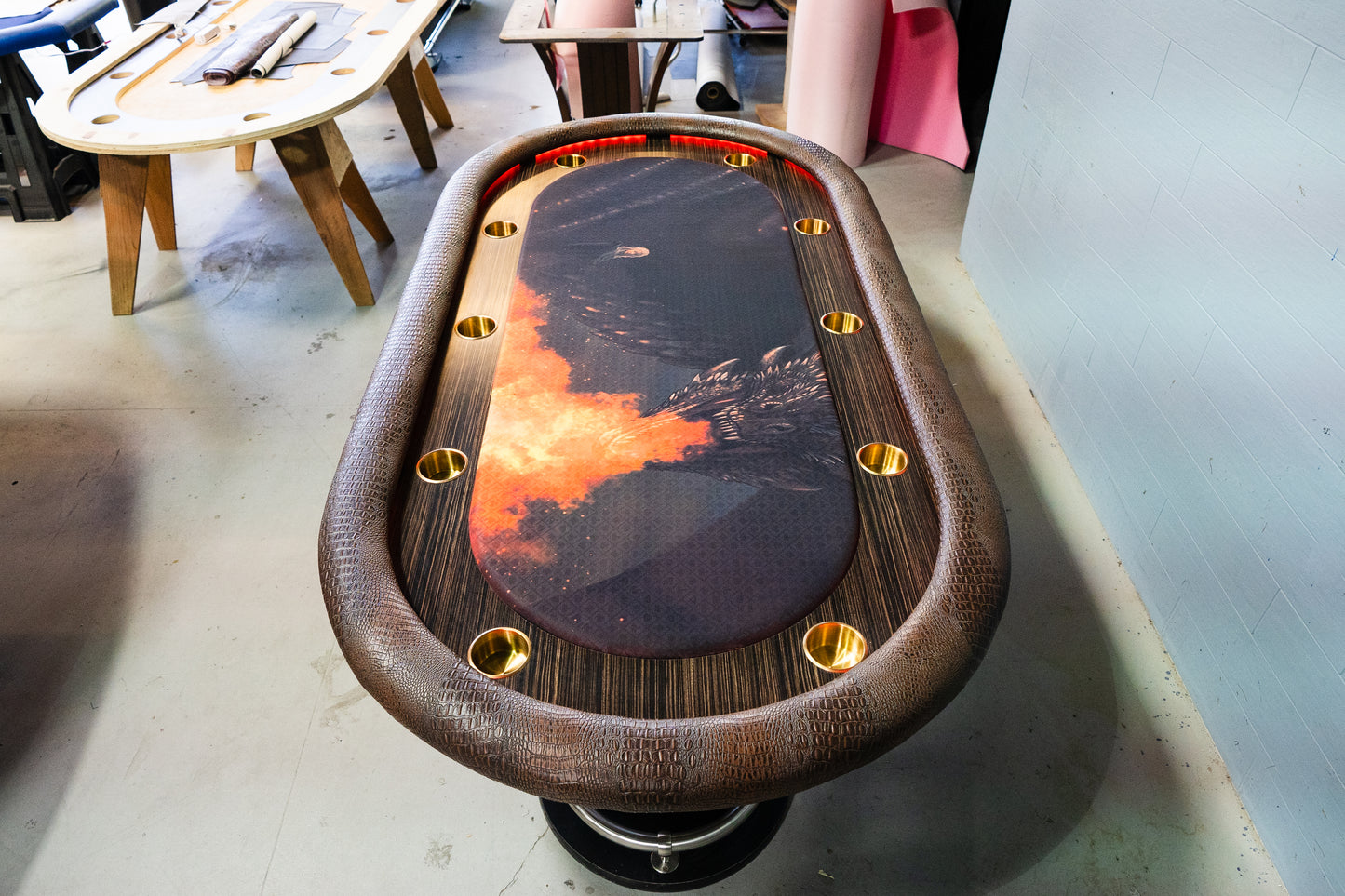 GOT No Tilt 10 Player Poker Table