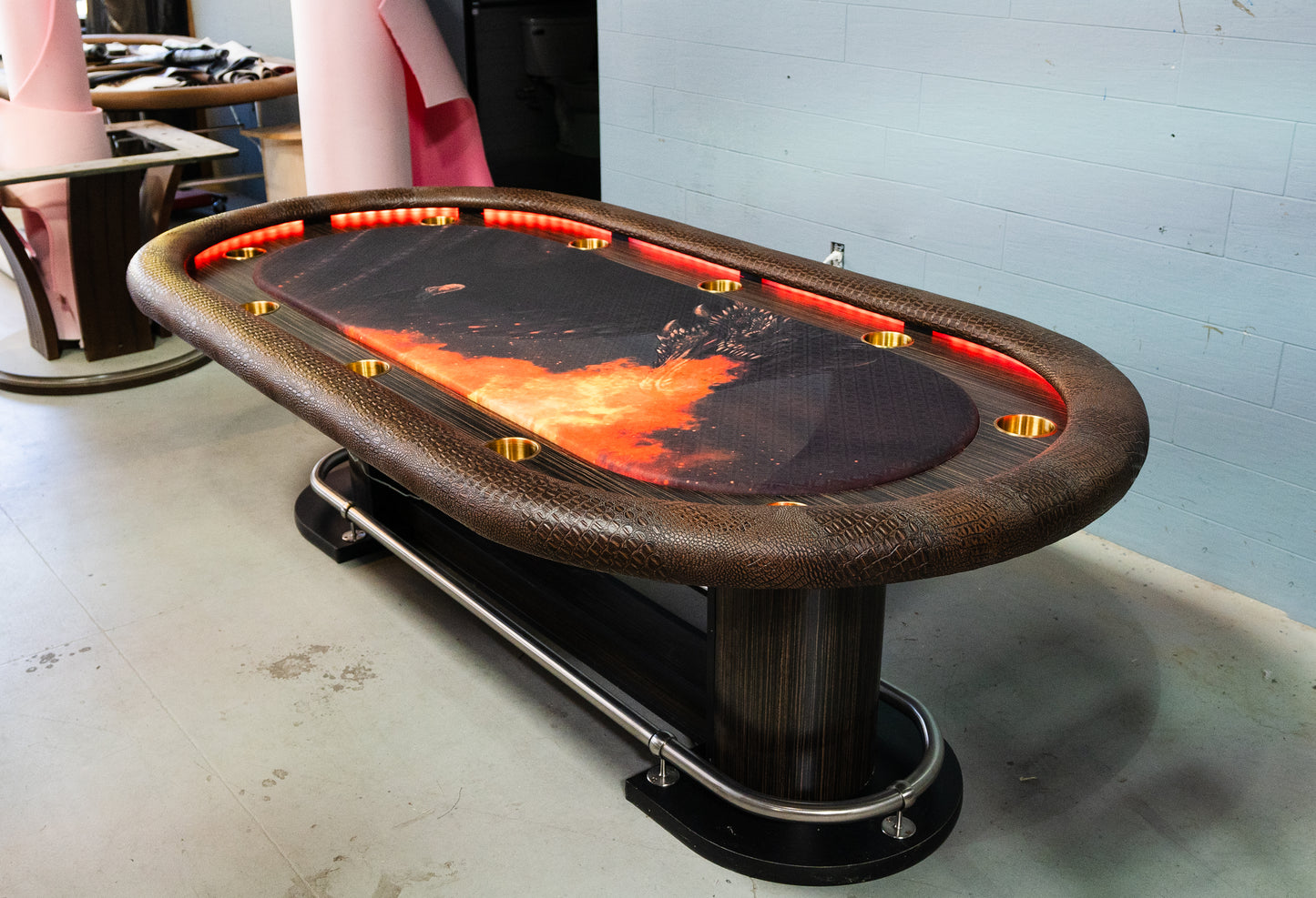 GOT No Tilt 10 Player Poker Table