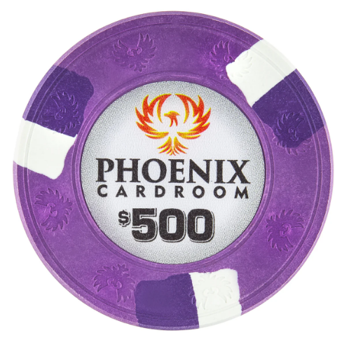 Purple Phoenix Poker Chips - $500