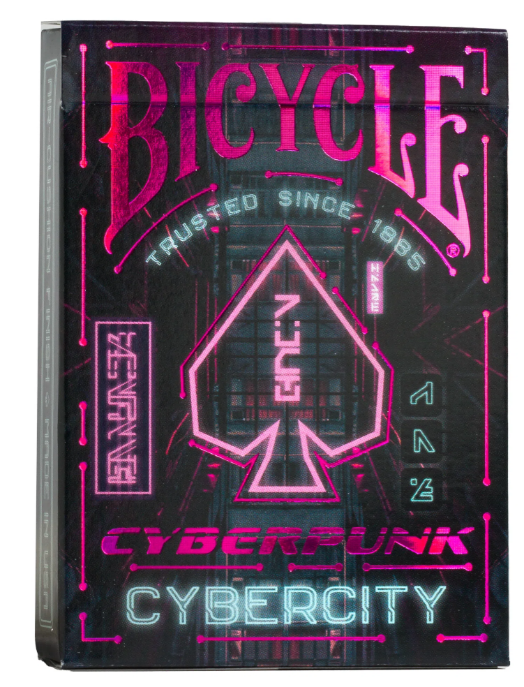 Bicycle Cyberpunk Cybercity Playing Cards