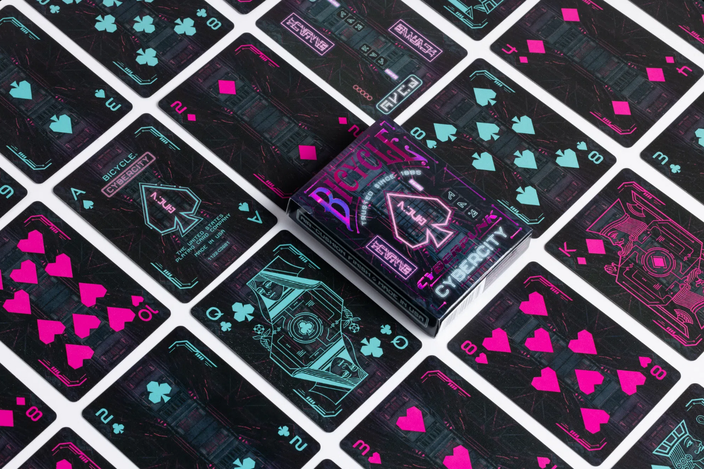 Bicycle Cyberpunk Cybercity Playing Cards