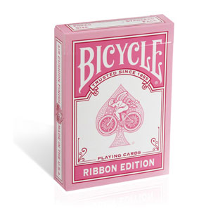 Bicycle Pink Ribbon Playing Cards