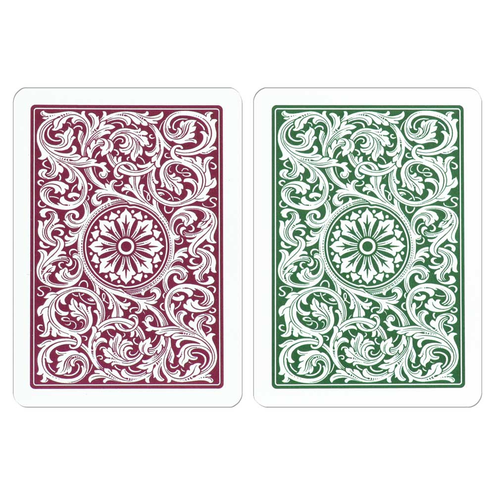 Copag 1546 Poker Green/Burgundy Jumbo