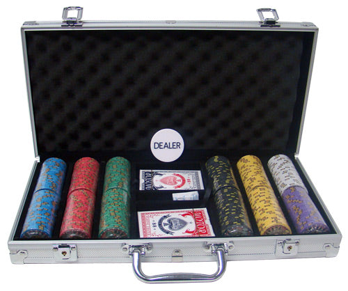 300 Nevada Jack Poker Chips with Aluminum Case