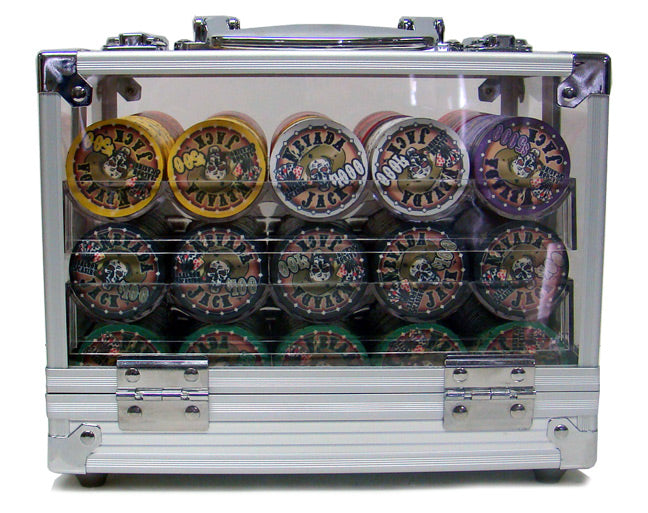 600 Nevada Jack Poker Chips with Acrylic Carrier