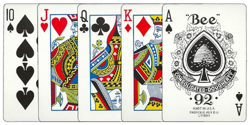 Bee No. 92 Diamond Back Club Special Playing Cards