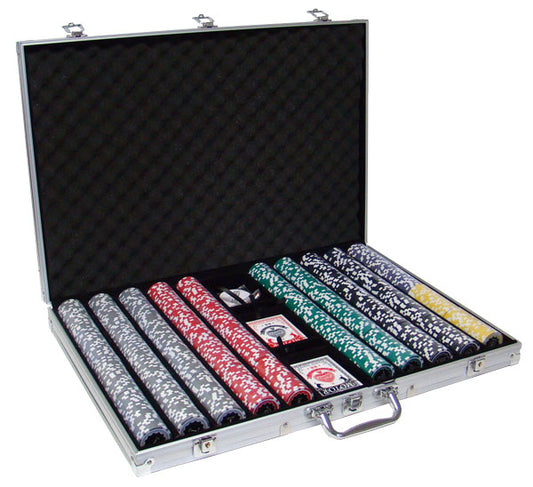 1000 Eclipse Poker Chips with Aluminum Case