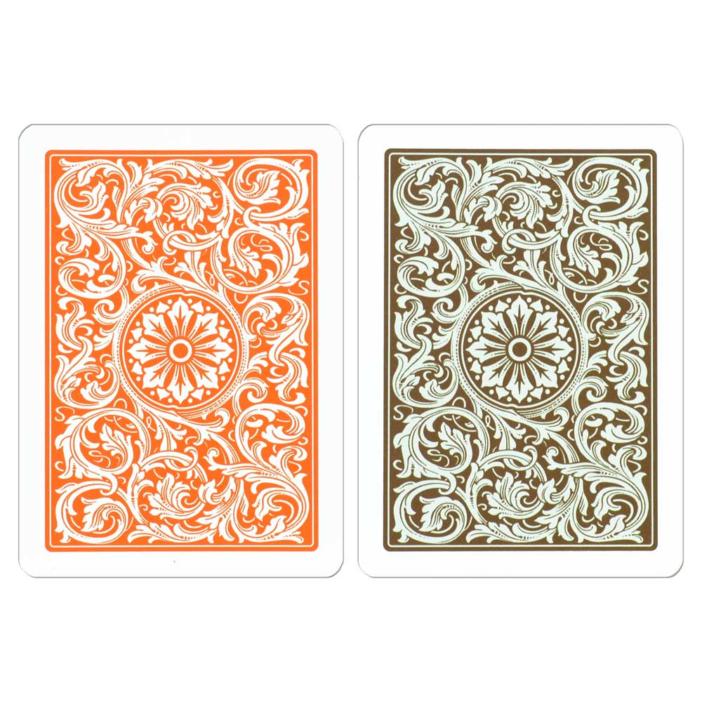 Copag 1546 Poker Orange/Brown Regular