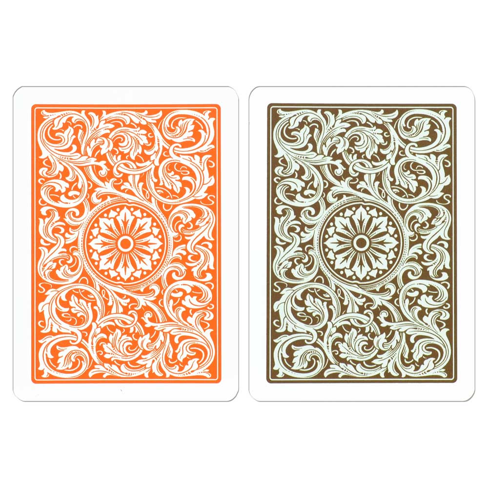 Copag 1546 Poker Orange/Brown Regular