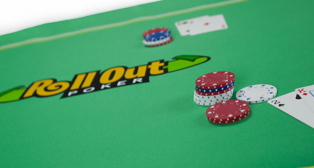 Rollout Gaming Poker Table Top