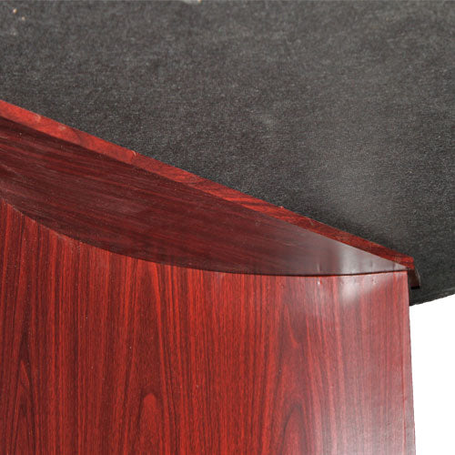Crescent Base Poker Table with Dealer Cutout