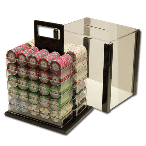 1000 Milano Poker Chips with Acrylic Carrier