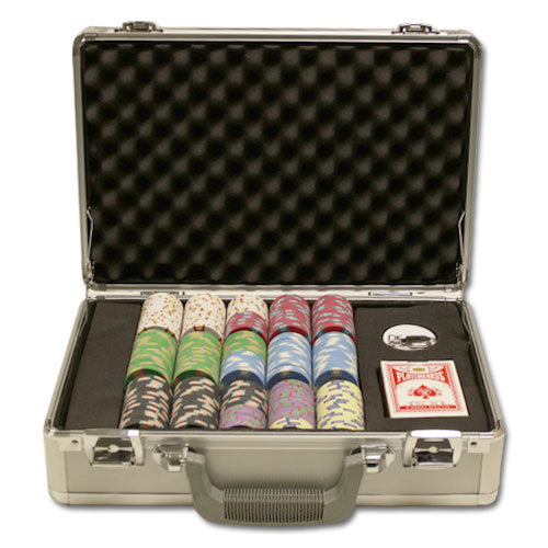 300 Milano Poker Chips with Claysmith Aluminum Case