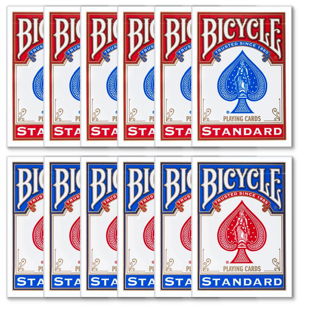 Bicycle Standard Rider Playing Cards 12 Decks – chipcave