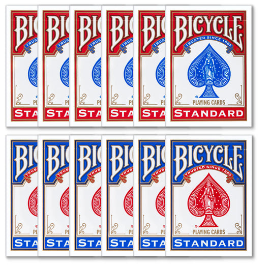 Bicycle Standard Rider Playing Cards - 12 Decks