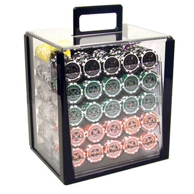 1000 Ultimate Poker Chips with Acrylic Carrier
