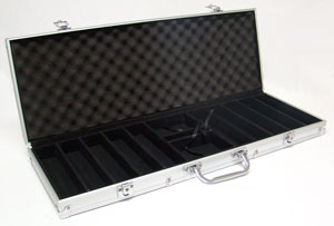 500 Bluff Canyon Poker Chips with Aluminum Case