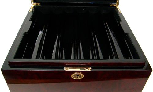 750 Bluff Canyon Poker Chips with Mahogany Case
