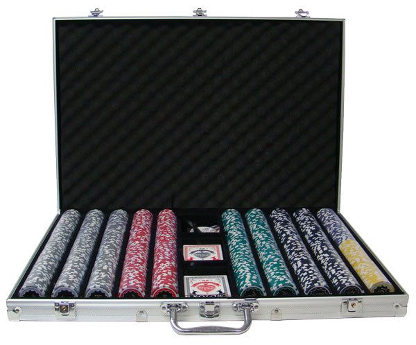 1000 Eclipse Poker Chips with Aluminum Case
