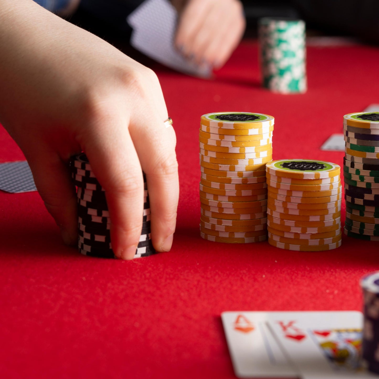 500 Eclipse Poker Chips with Claysmith Aluminum Case