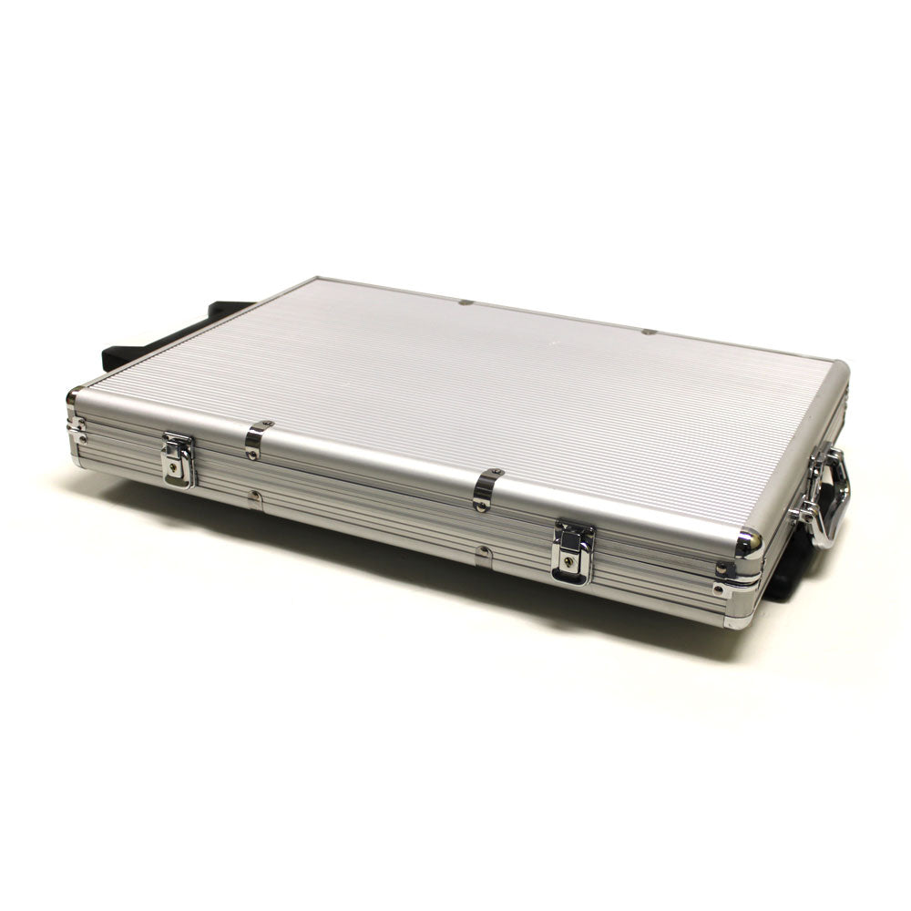 1000 Las Vegas Poker Chips with Rolling Aluminum Case