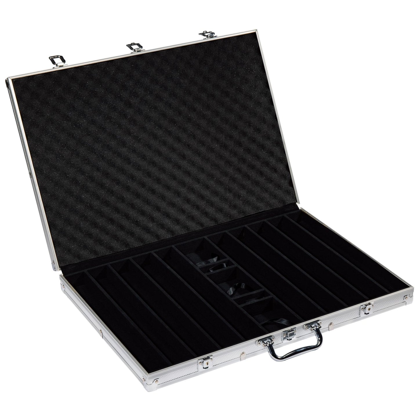 1000 Monte Carlo Poker Chips with Aluminum Case