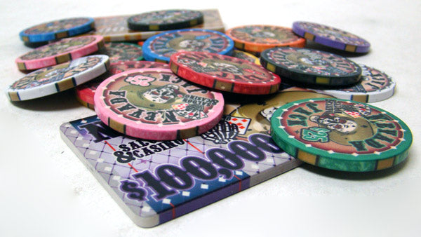 500 Nevada Jack Poker Chips with Aluminum Case
