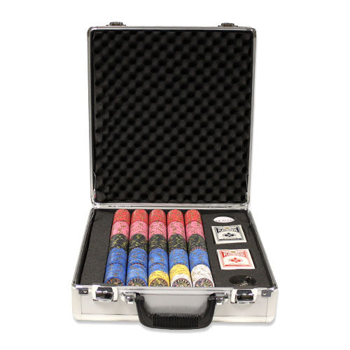 500 Nevada Jack Poker Chips with Claysmith Aluminum Case