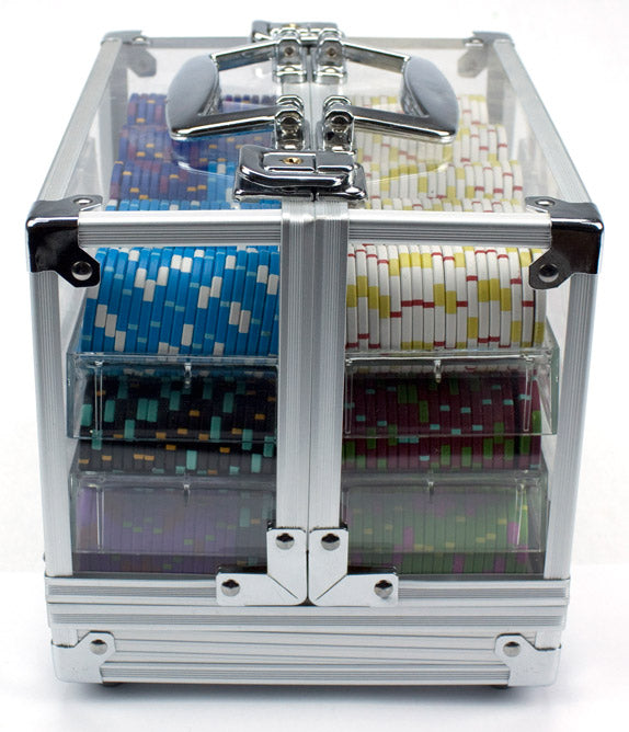600 Rock & Roll Poker Chips with Acrylic Carrier