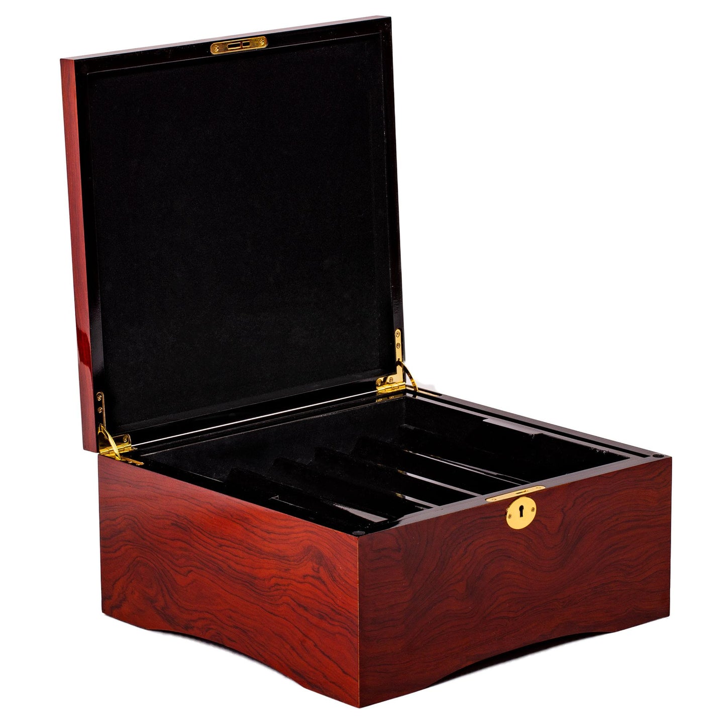 750 Rock & Roll Poker Chips with Mahogany Case