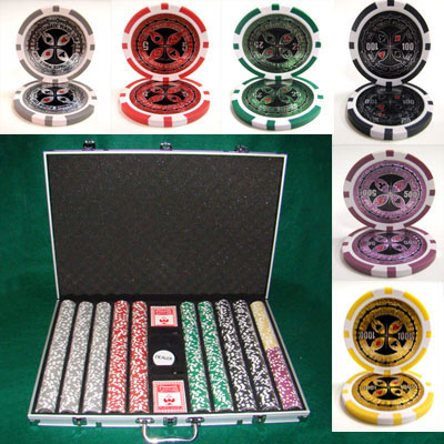 1000 Ultimate Poker Chips with Aluminum Case