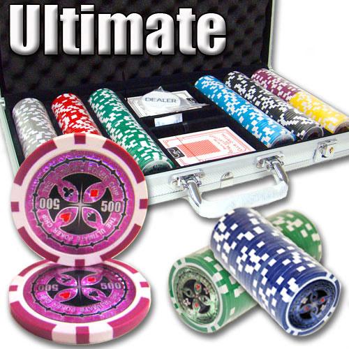 300 Ultimate Poker Chips with Aluminum Case
