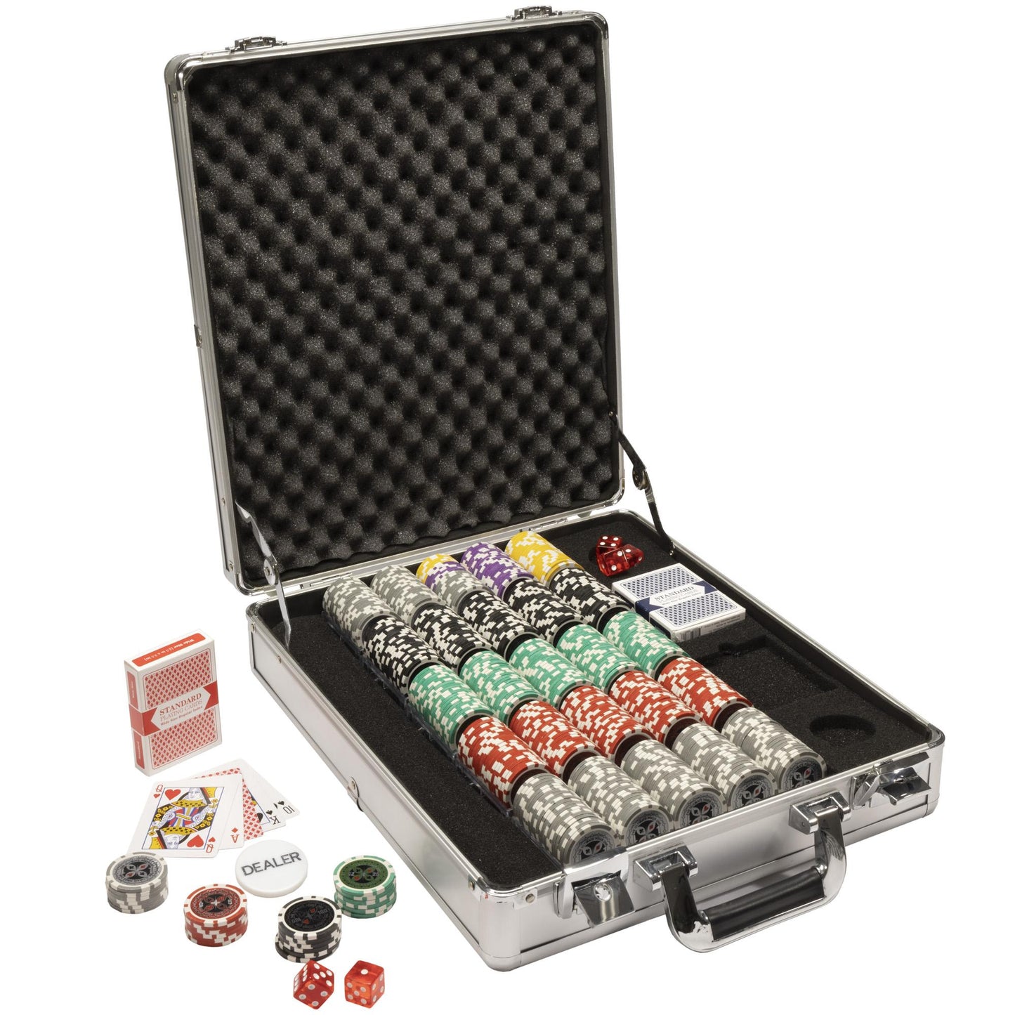 500 Ultimate Poker Chips with Claysmith Aluminum Case