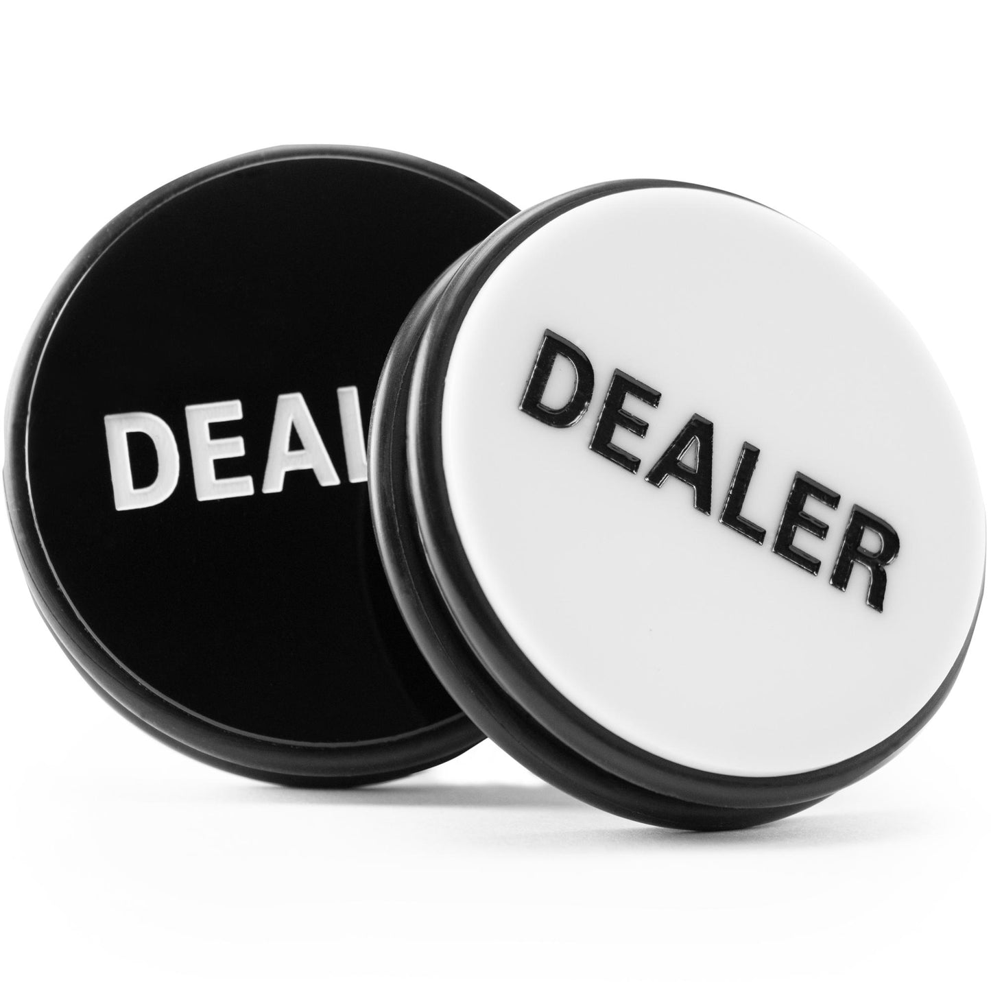 2 Sided Black/White 3" Dealer Puck