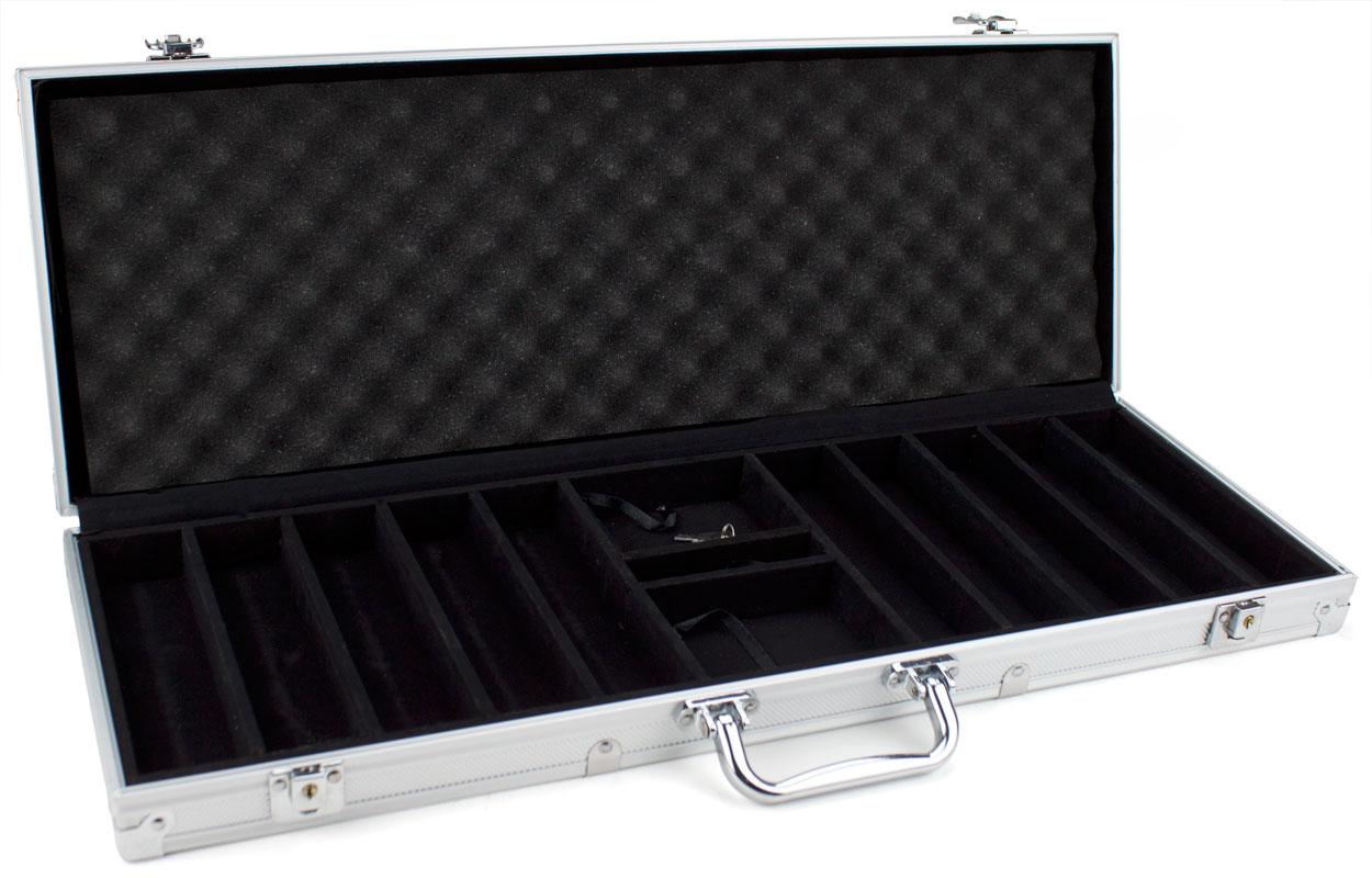 500 Piece Aluminum Poker Chip Case