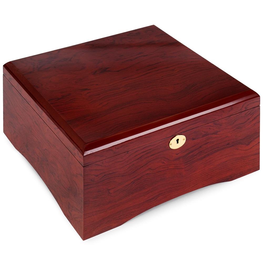 750 Piece Mahogany Wooden Poker Chip Case