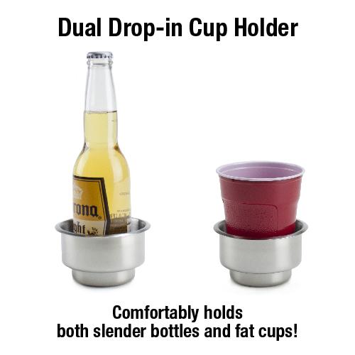 Dual Stainless Steel Cup Holder