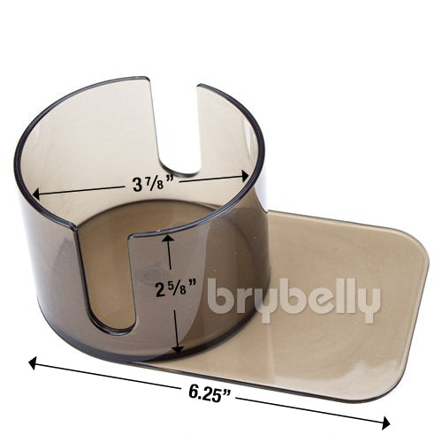 Jumbo Plastic Cup Holder Slide Under With Cutout