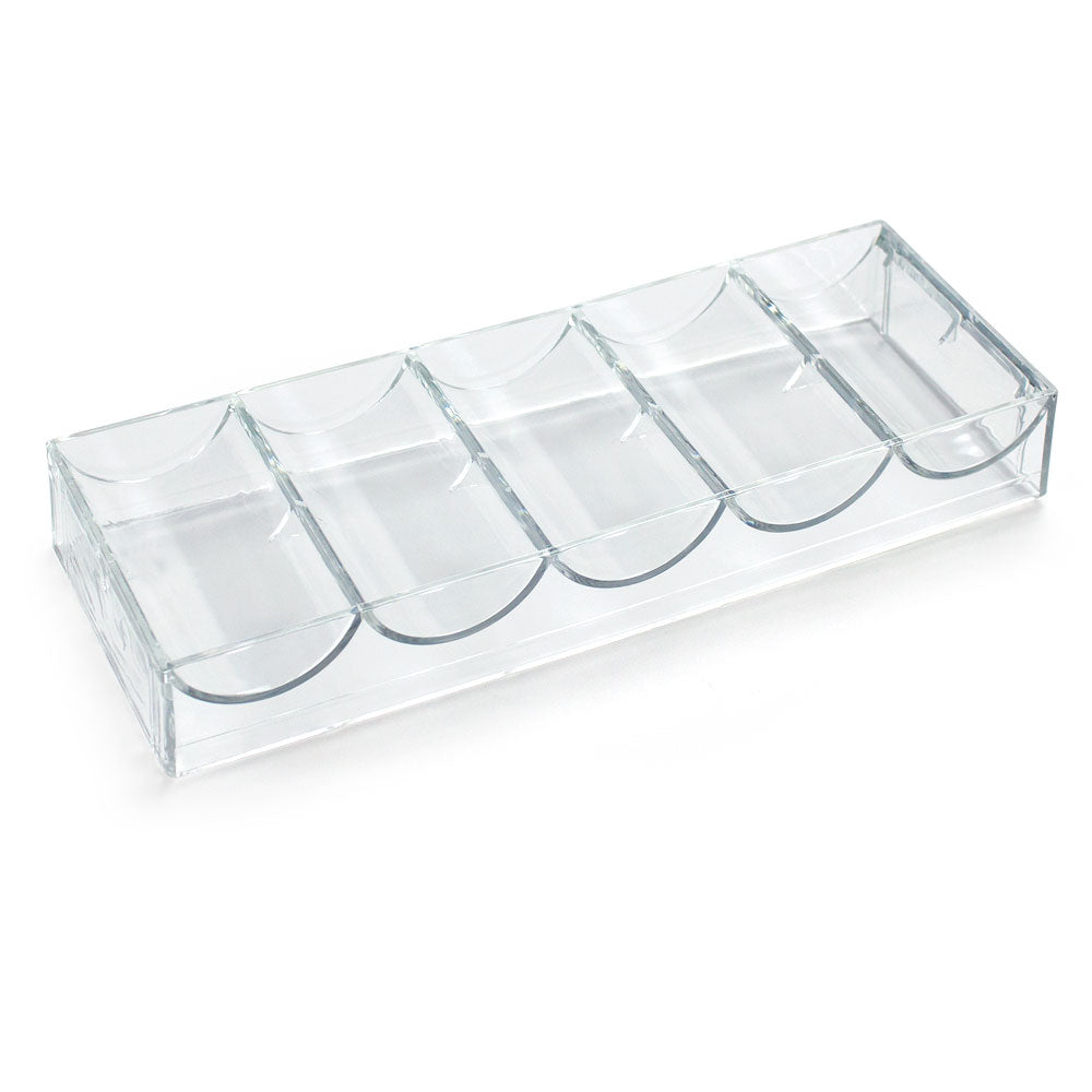100 Piece Acrylic Chip Tray without Lid