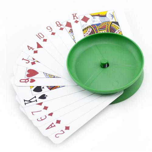 Four (4) Circle Playing Card Holders