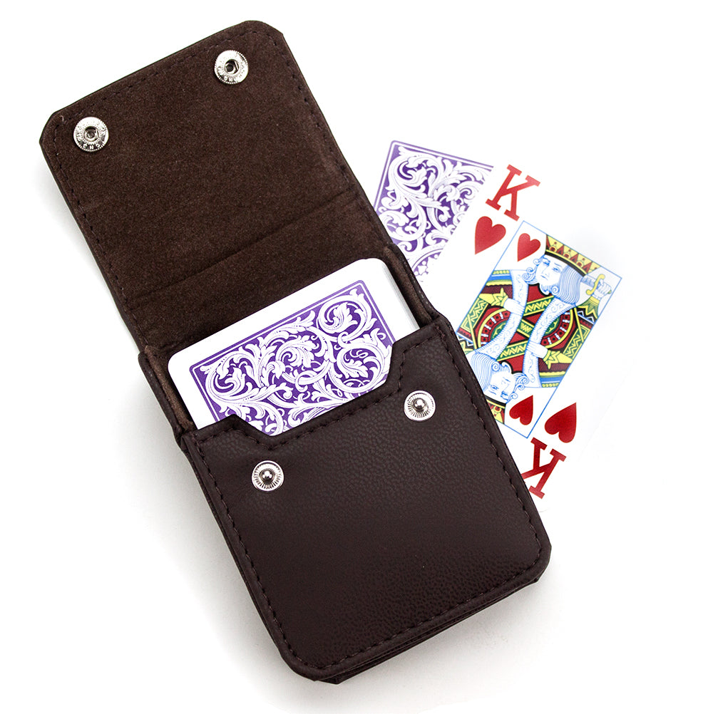 Single Deck Leather Case