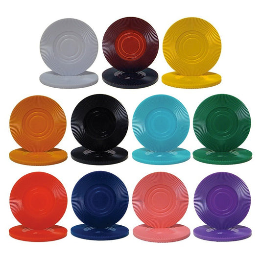 Interlocking Radial Plastic 2 Gram Poker Chips