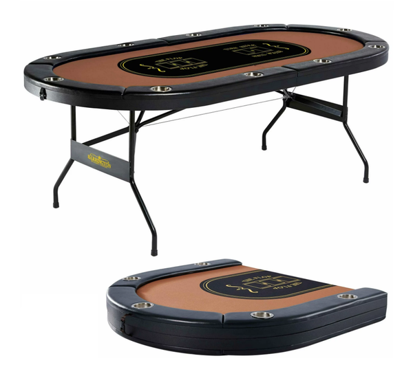 Barrington 10-Player Poker Table, No Assembly Required – chipcave Barrington 10-Player Poker Table, No Assembly Required – chipcave