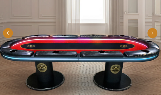 Triton 10 Player Signature Poker Table with LED