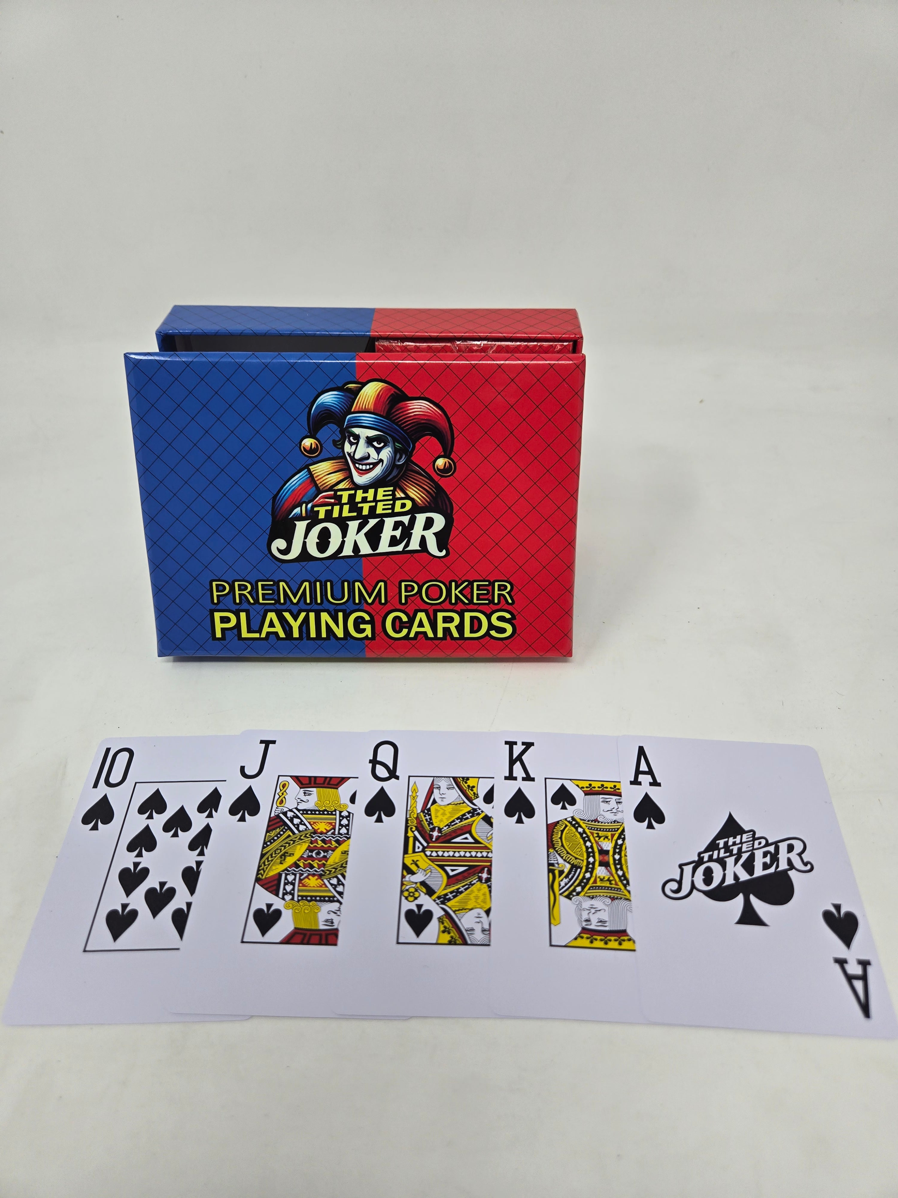 J*E様 JokerD Ultimate T-Poker Tilted Joker 100% Plastic Playing Cards – chipcave