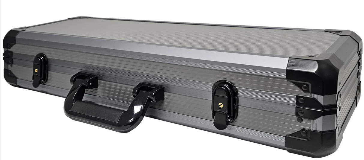 500 Piece Gunmetal Poker Chip Case